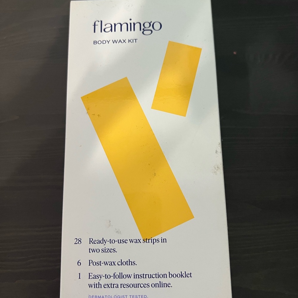 Flamingo Body Wax Kit with Yellow Strips
